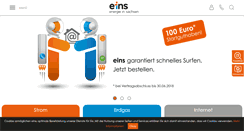 Desktop Screenshot of eins.de
